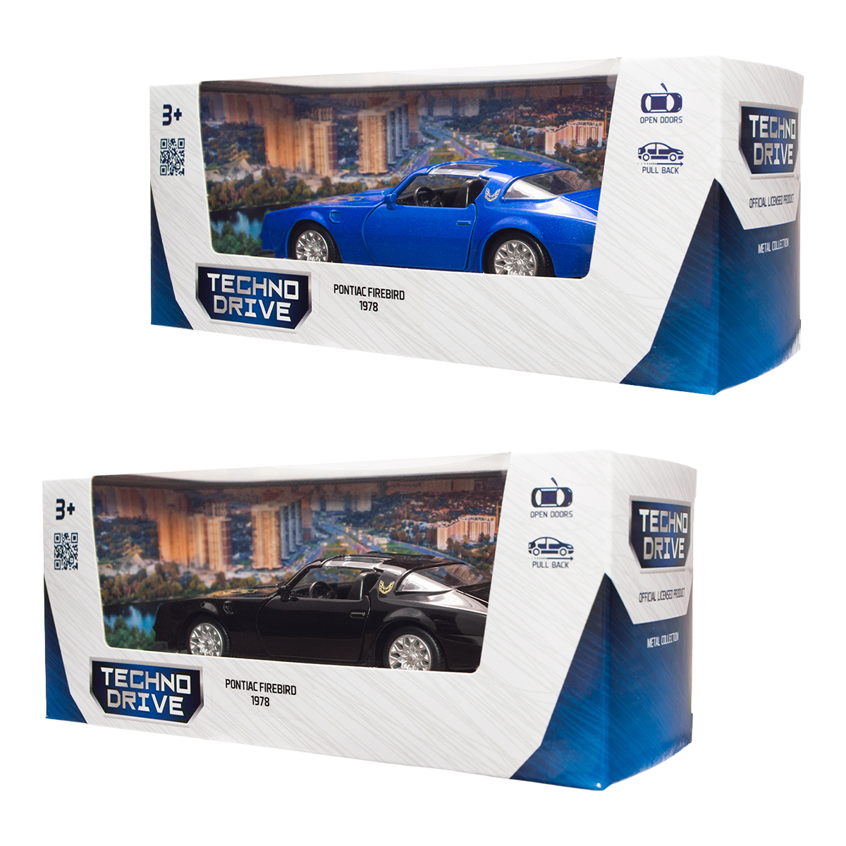 Автомодель TechnoDrive Pontiac Firebird 1978 металева 1:40 — превʼю 21