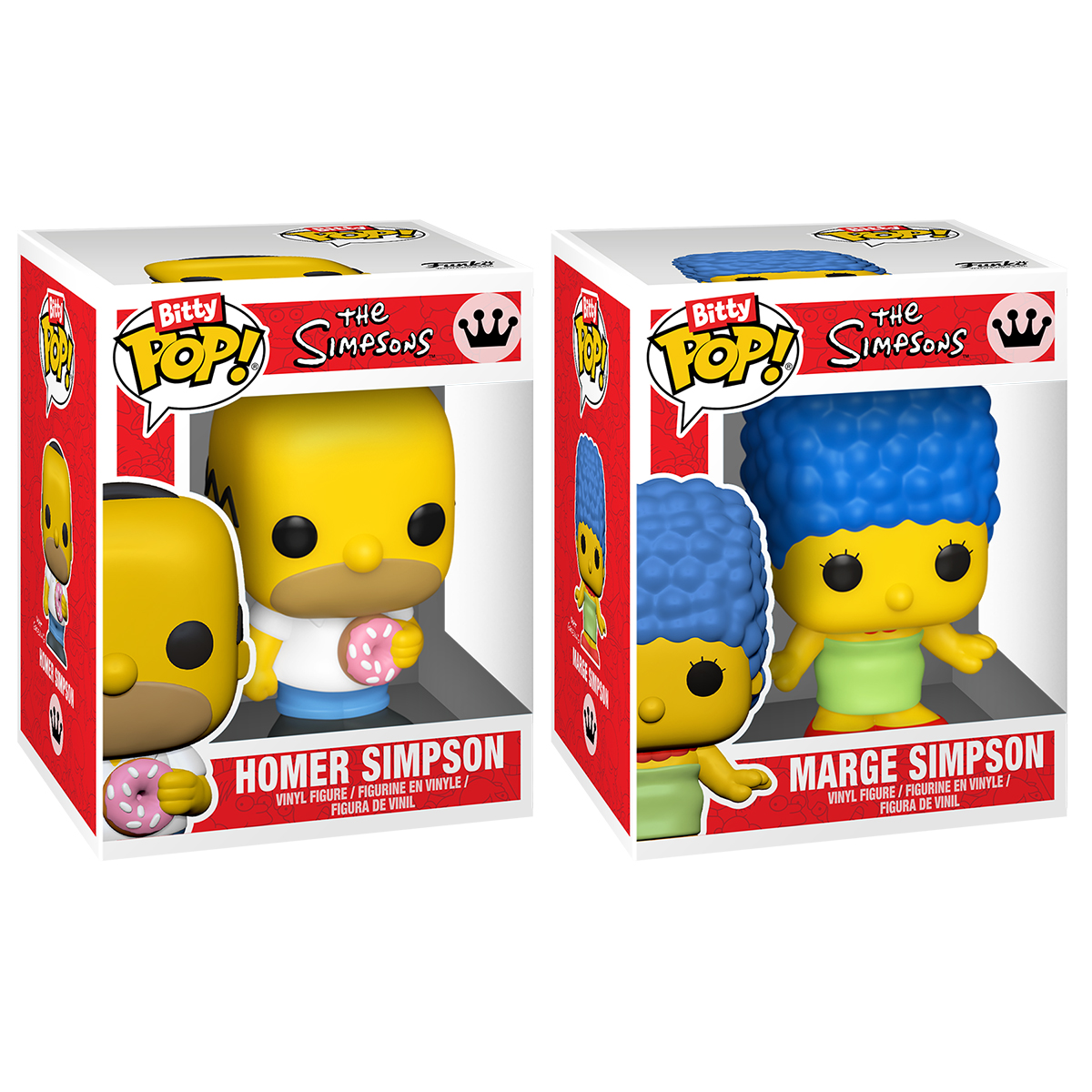 Фігурки Funko Bitty Pop — Сімпсони Гомер та Мардж (The Simpsons Homer & Marge) — 2,3 см — превʼю 5