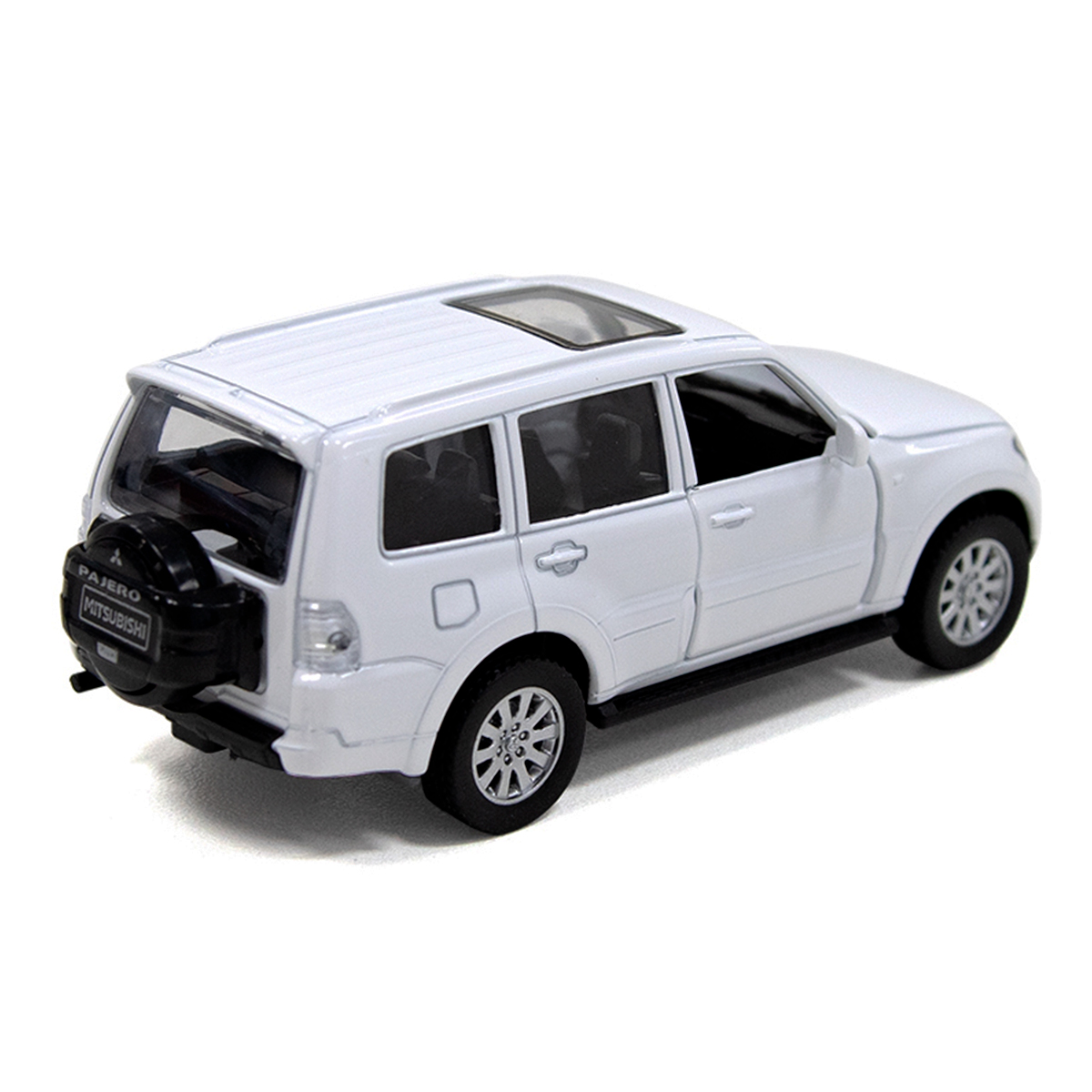 Автомодель Techno Drive Mitsubishi Pajero 4WD Turbo металева Біла — превʼю 20