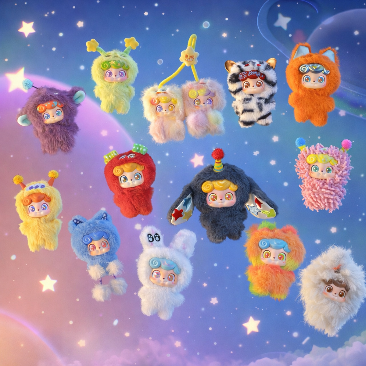 М'яка іграшка POP TOP JOTOYS – Q.Kid Космо-хвилі (Cosmo-waves) – 12 см — превʼю 17