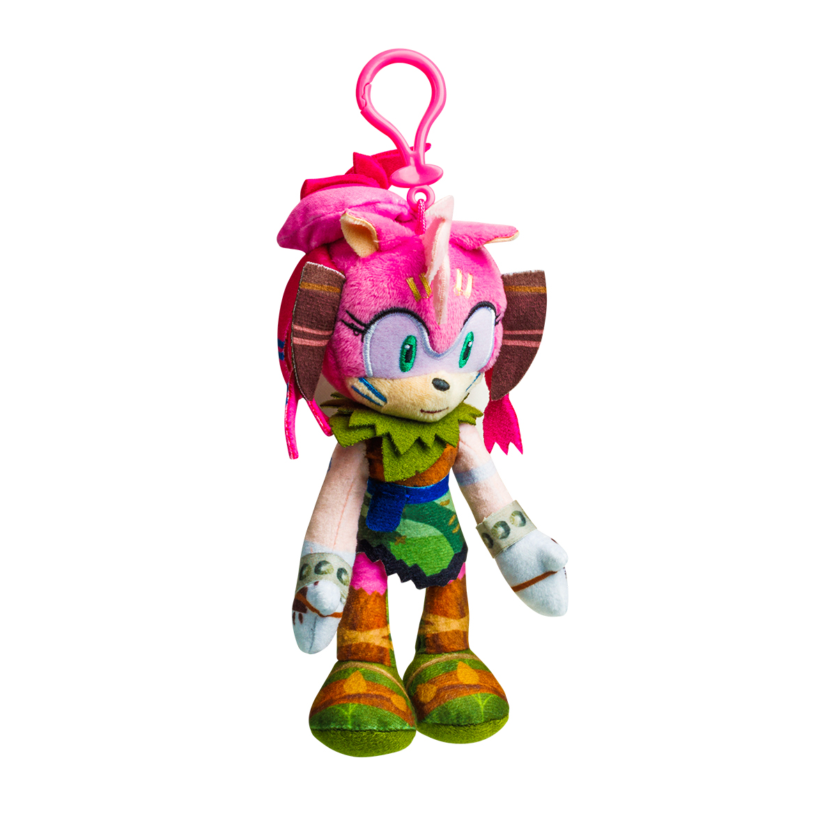М'яка іграшка на кліпсі Sonic Prime – Емі (Amy Rose) – 10 см — превʼю 3