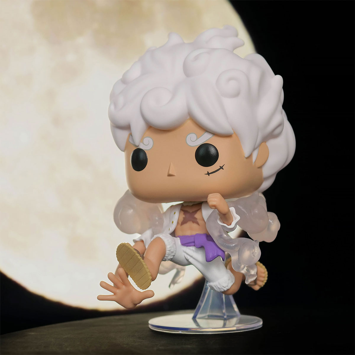 Колекційна фігурка One Piece Luffy - Funko POP аніме персонаж Білий — превʼю 10