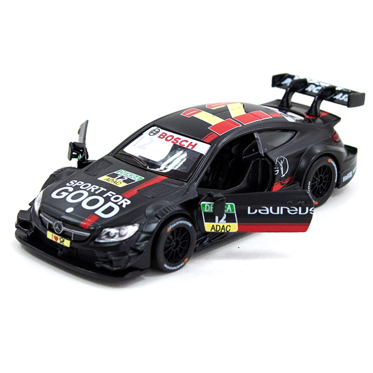 Автомодель Techno Drive Mercedes-AMG C63 DTM металева 1:32 Чорна — превʼю 23