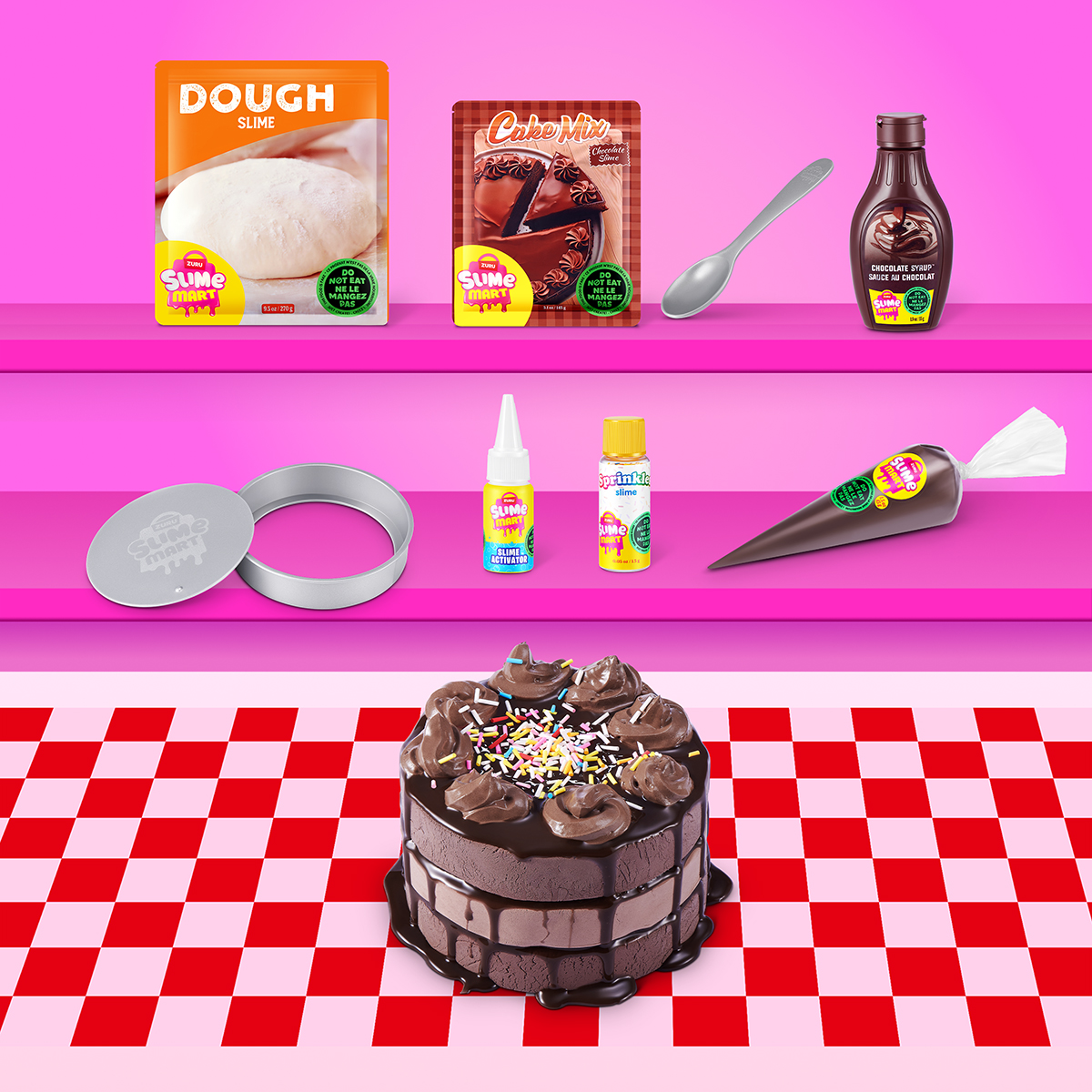 Ігровий набір зі слаймами Slime Mart Візок смаколиків для творчості — превʼю 10