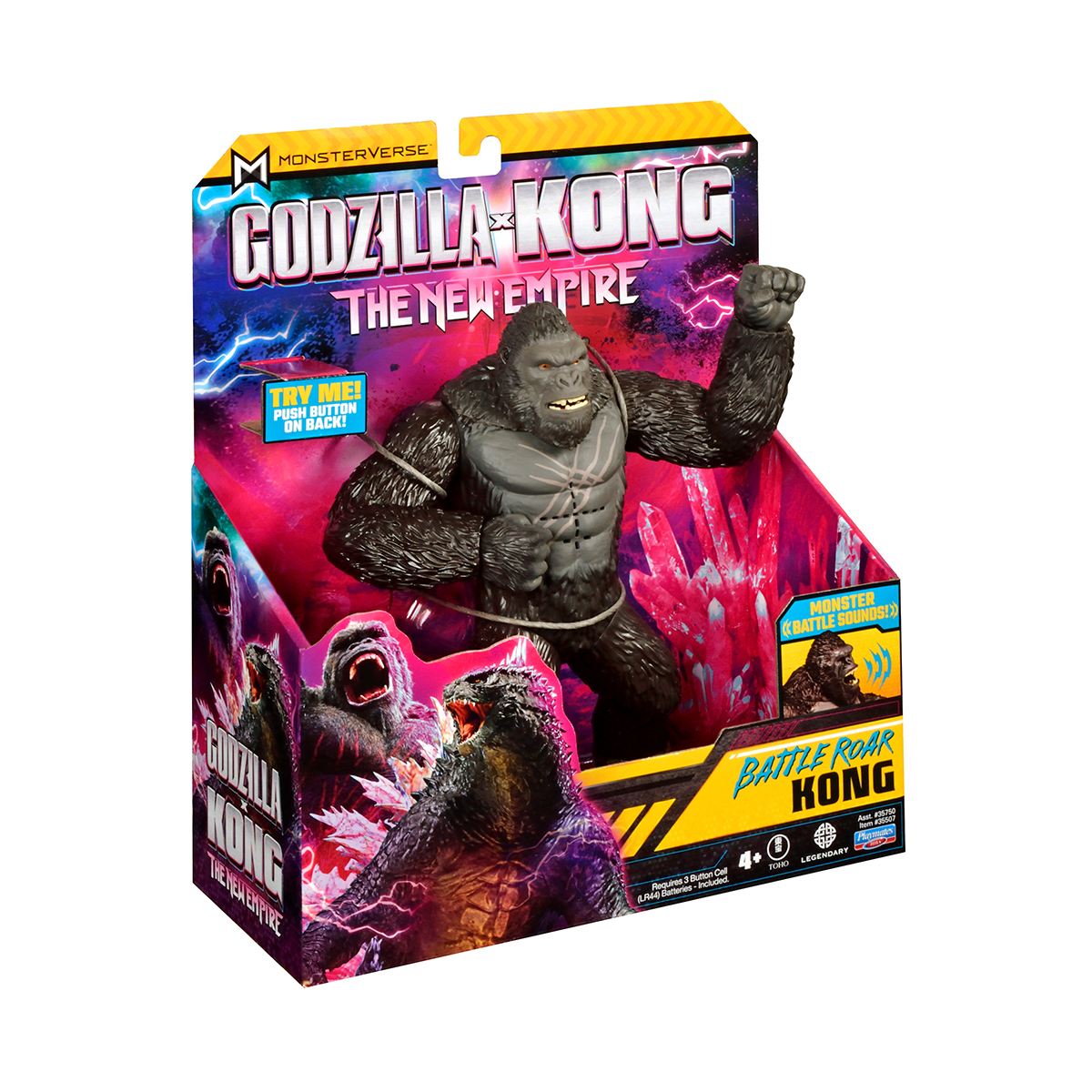 Фігурка Godzilla x Kong Конг з рухливими частинами тіла зі звуком — превʼю 13