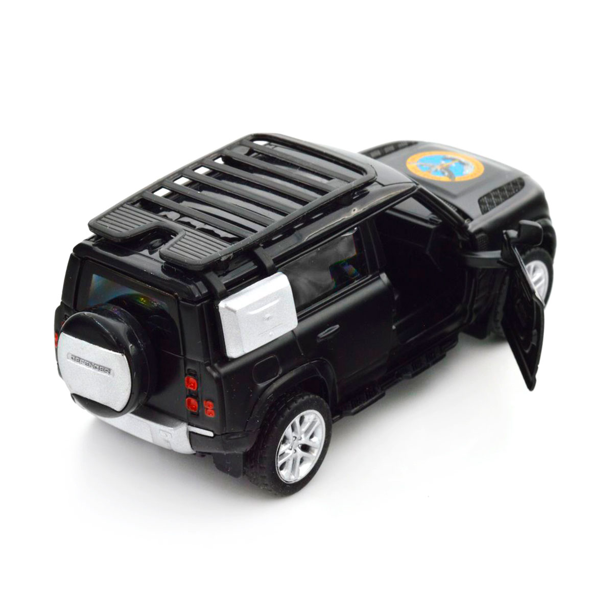 Колекційна автомодель TechnoDrive Land Rover Defender 110 ГУР МО Шеврони Героїв 1:43 — превʼю 18