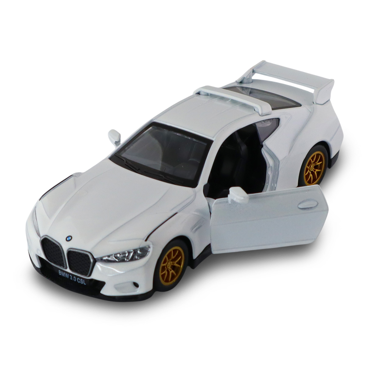 Автомодель Techno Drive BMW 3.0 CSL металева 1:42 Біла — превʼю 30