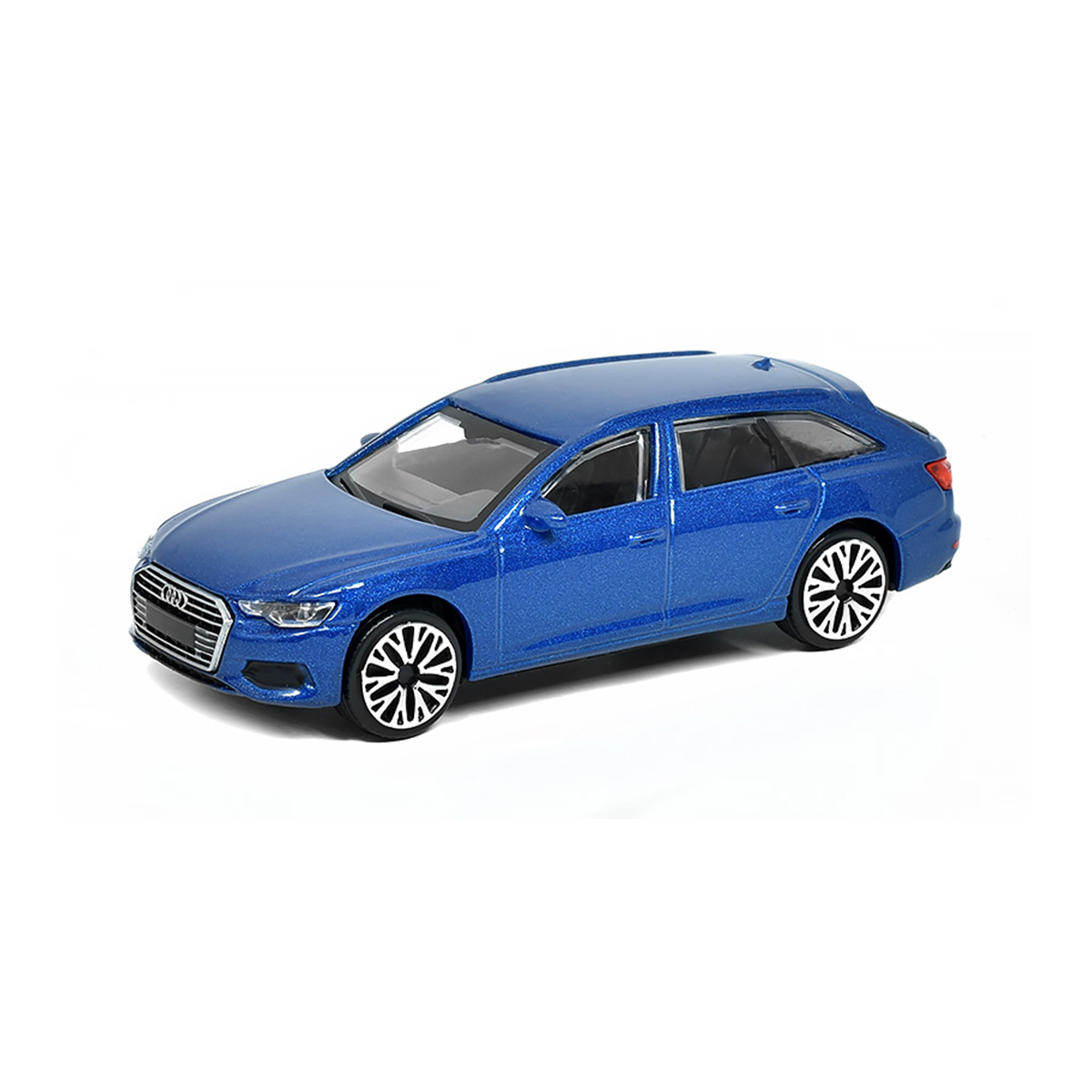 Ігровий набір евакуатор з металевою машинкою Audi A6 Avant 1:43 Синій — превʼю 16