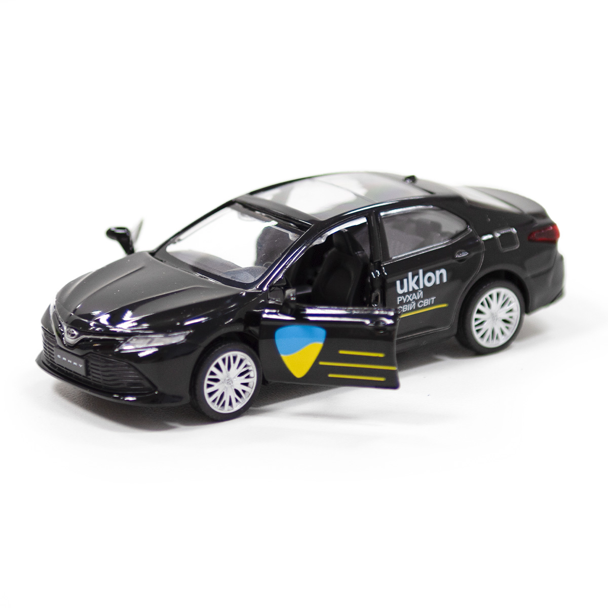 Автомодель Techno Drive Toyota Camry Uklon металева Чорна — превʼю 20