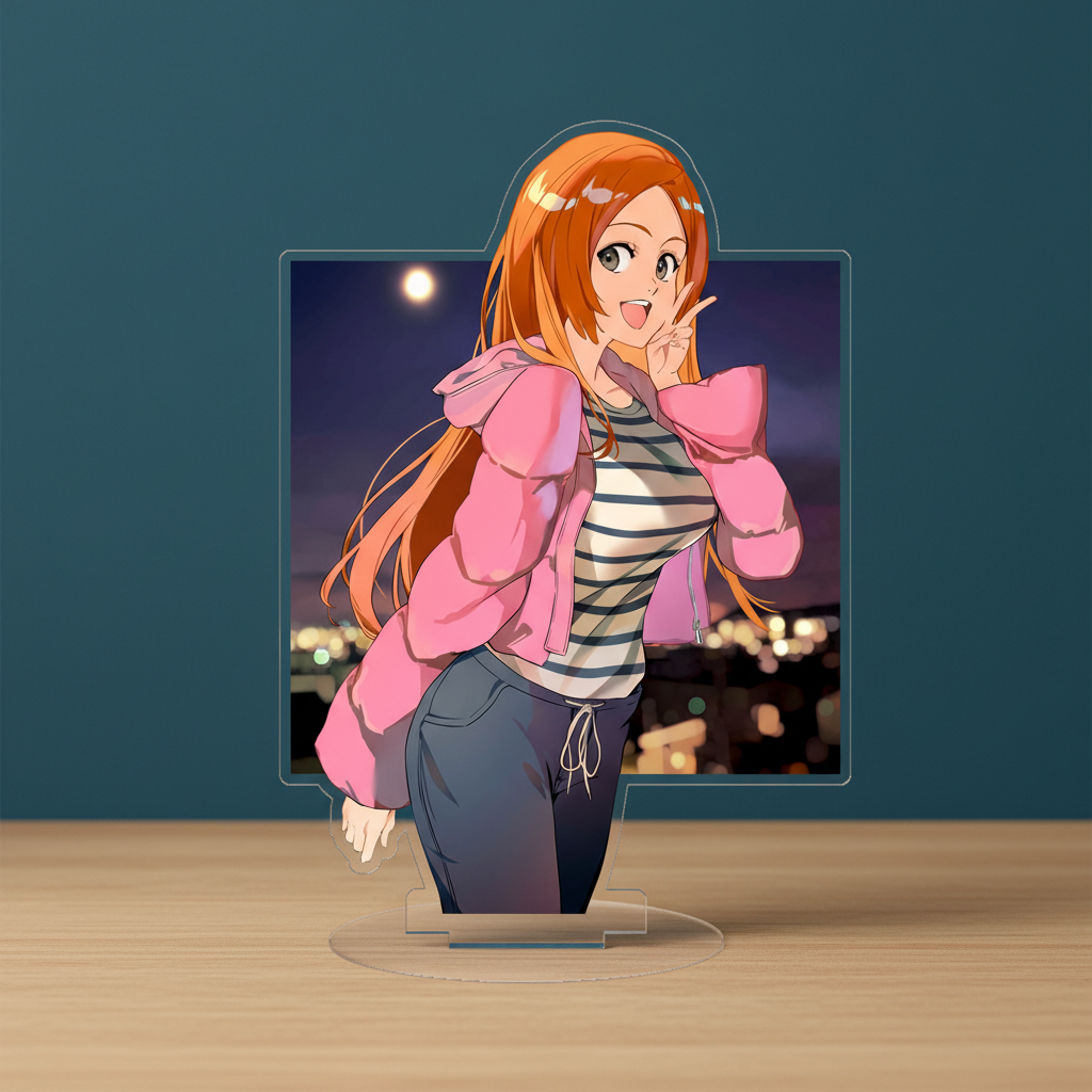 Акрилова фігурка Іноуе Оріхіме Inoue Orihime Бліч Bleach 150 x 50 мм — превʼю 4