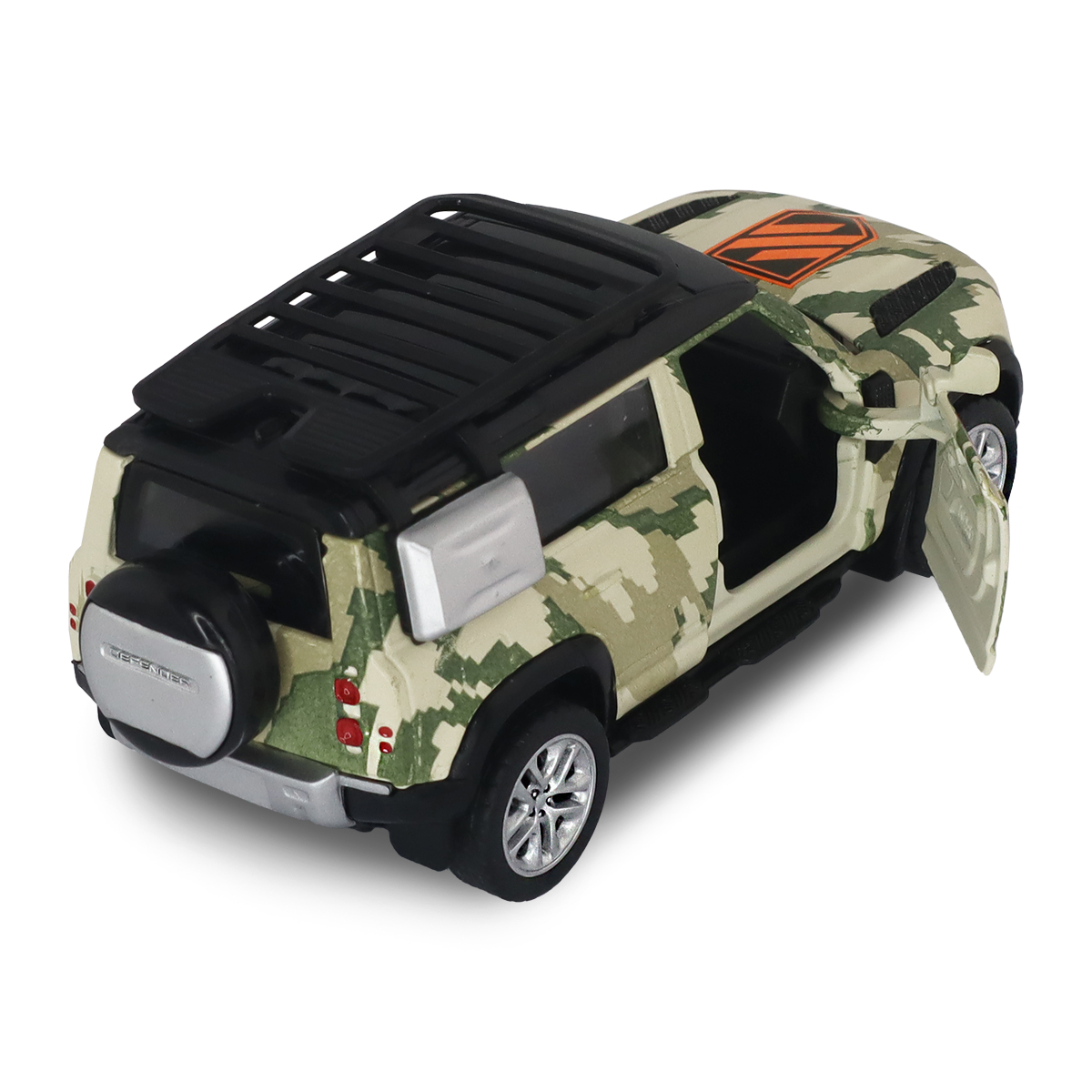 Автомодель TechnoDrive Land Rover Defender 110 3 ОШБр серії Шеврони Героїв 1:43 — превʼю 17