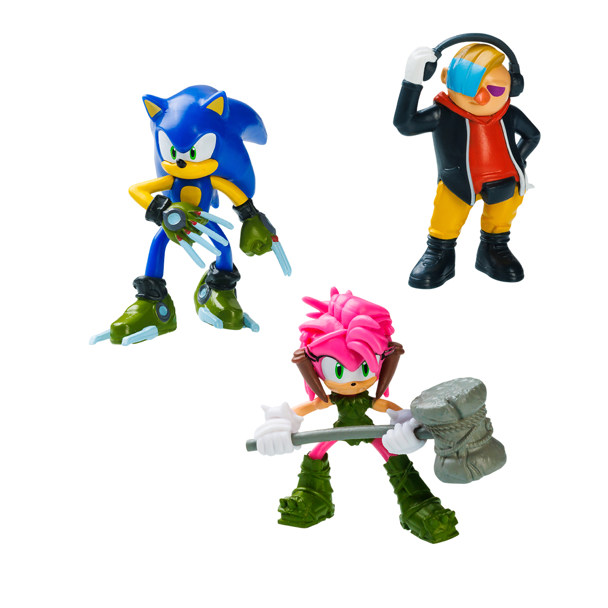 Набір ігрових фігурок Sonic Prime 3 шт Сонік Емі Доктор Не — превʼю 4