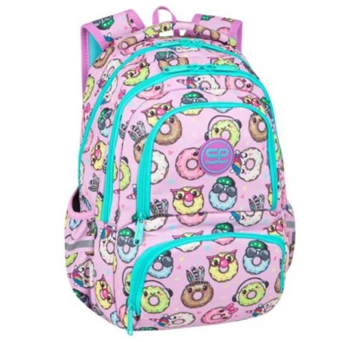 Рюкзак молодіжний CoolPack Spiner HAPPY DONUTS 41х30х13 см Різнобарвний — превʼю 1