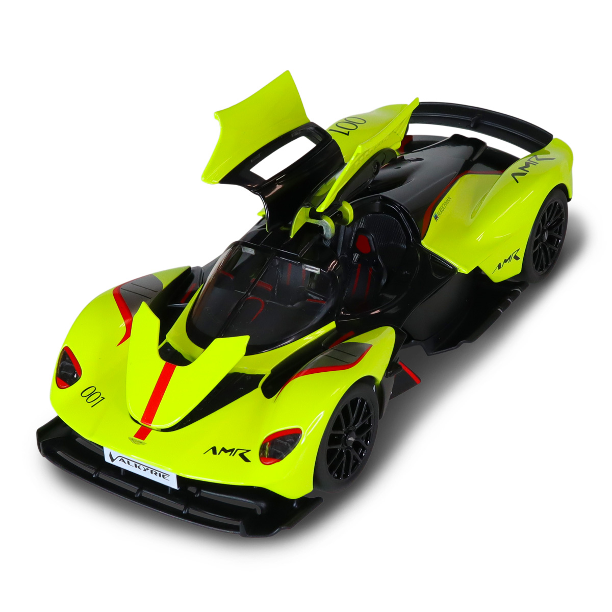 Автомодель Aston Martin Valkyrie Techno Drive 1:18 Жовта металева — превʼю 32