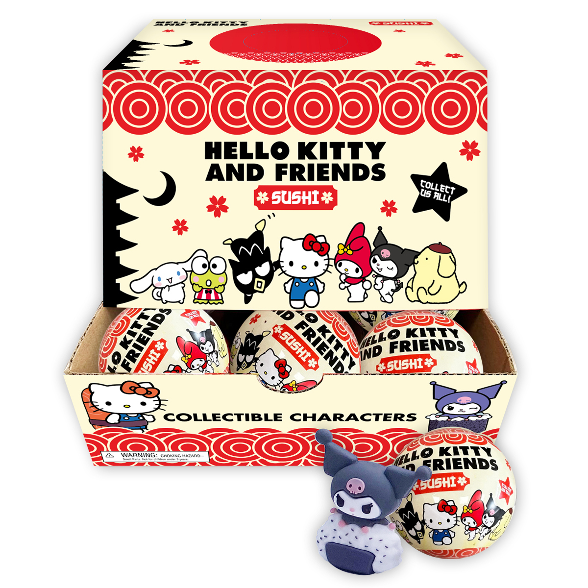 Фігурка-сюрприз Hello Kitty Суші-паті Cool Things — превʼю 6