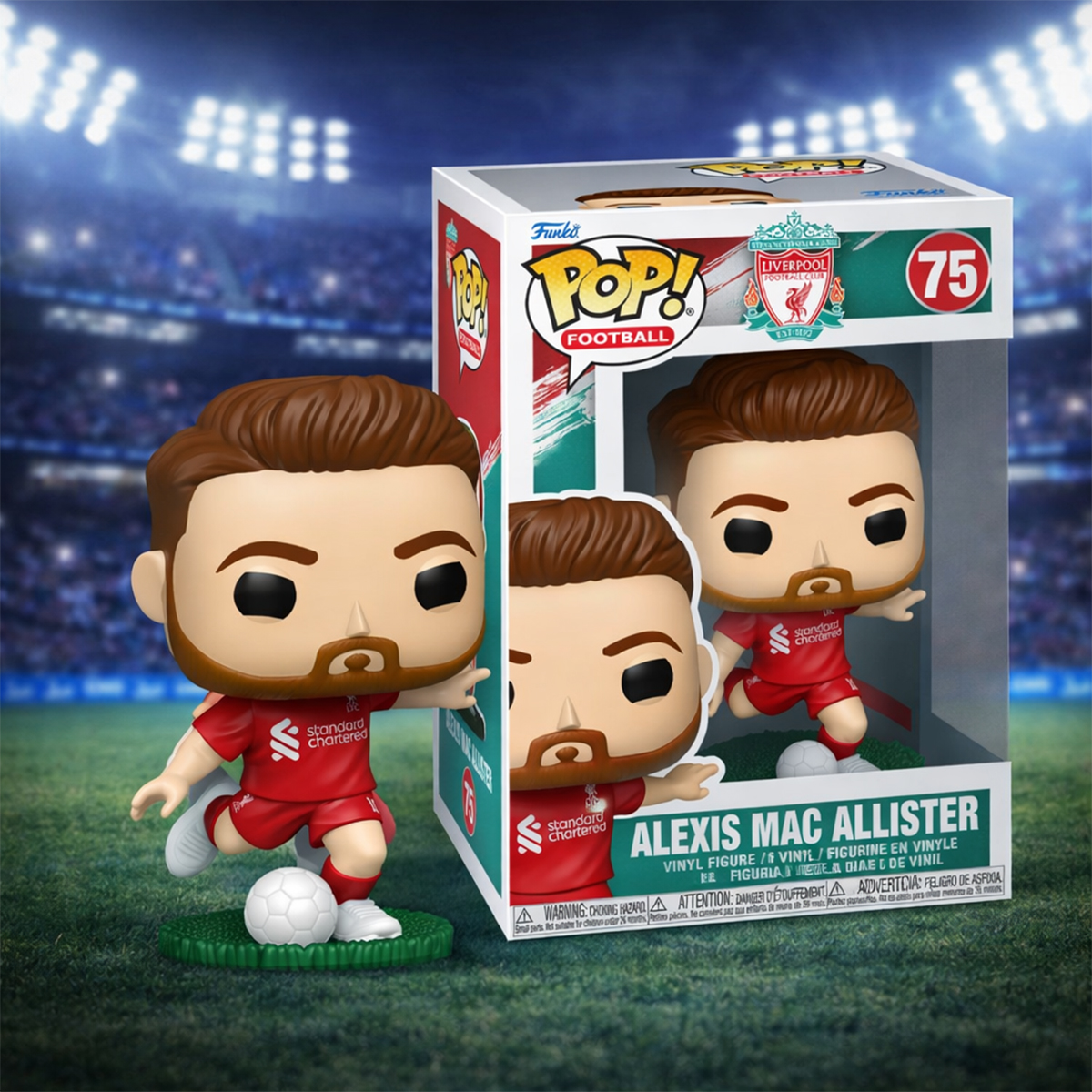 Колекційна ігрова фігурка Футбол-Alexis Mac Allister-Funko POP-Спортивна — превʼю 6
