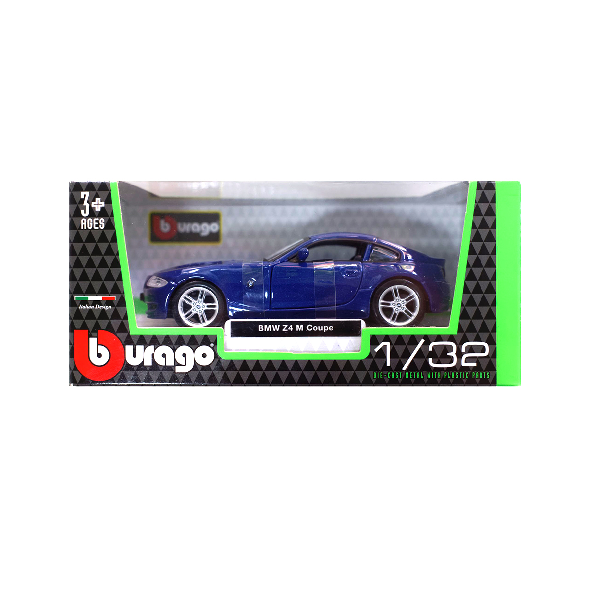 Колекційна автомодель Bburago BMW Z4 M Coupe 1:32 синій металік — превʼю 6