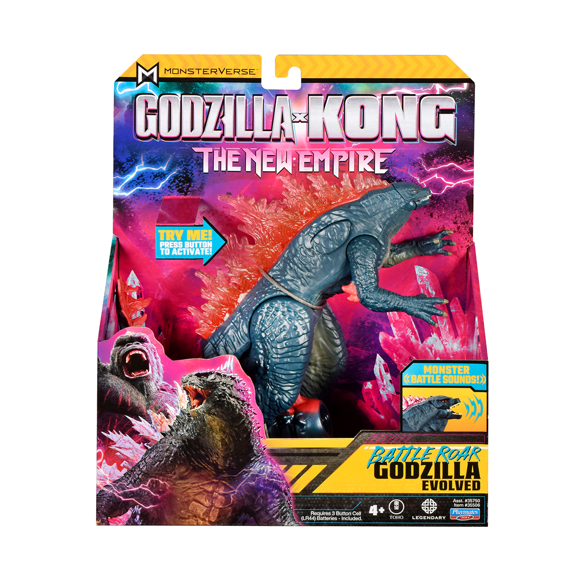 Фігурка Godzilla x Kong Ґодзілла зі звуком — превʼю 12