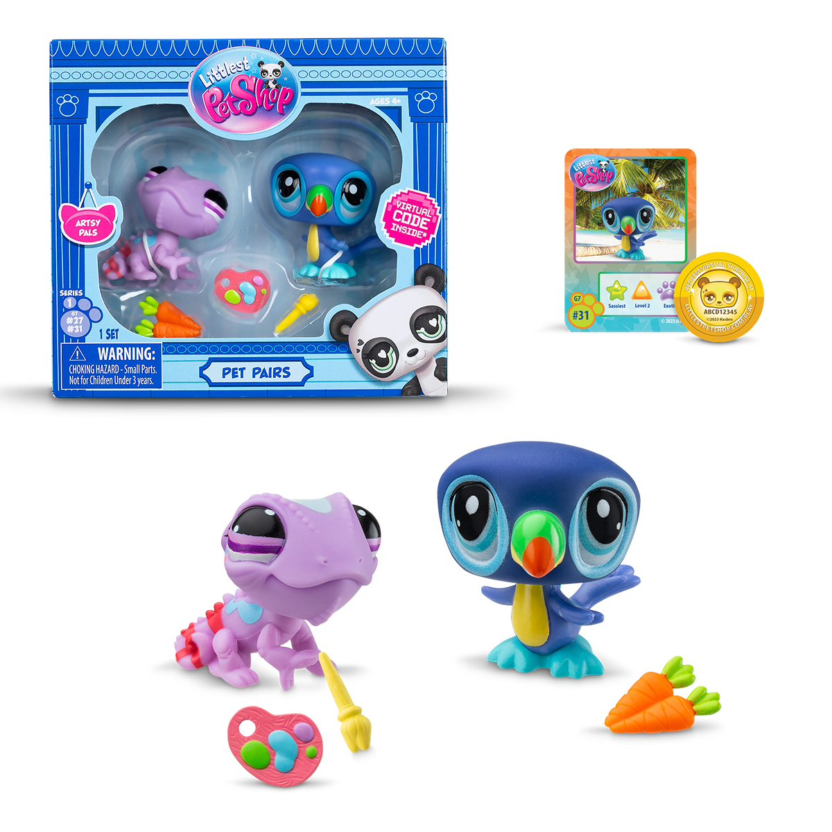 Ігровий набір Littlest Pet Shop Друзі по мистецтву Hasbro фігурки тварин — превʼю 6