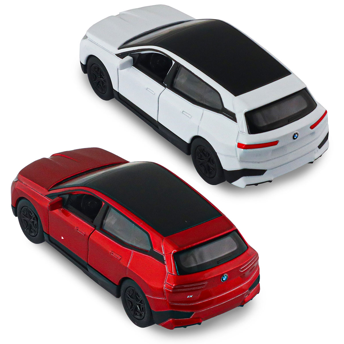 Автомодель BMW iX Techno Drive 1:43 металева з механізмом pull-back Червона — превʼю 24