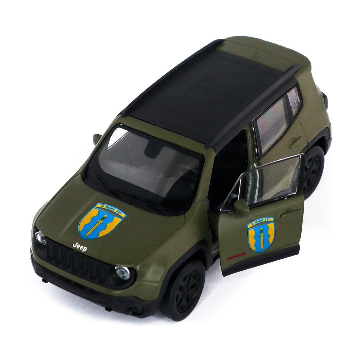 Колекційна автомодель Jeep Renegade Trailhawk Айдар TechnoDrive 1:40 металева — превʼю 32