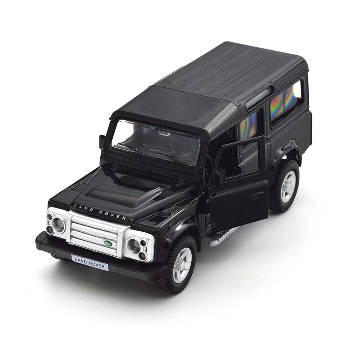 Автомодель Techno Drive Land Rover Defender 110 металева 1:32 Чорна — превʼю 20