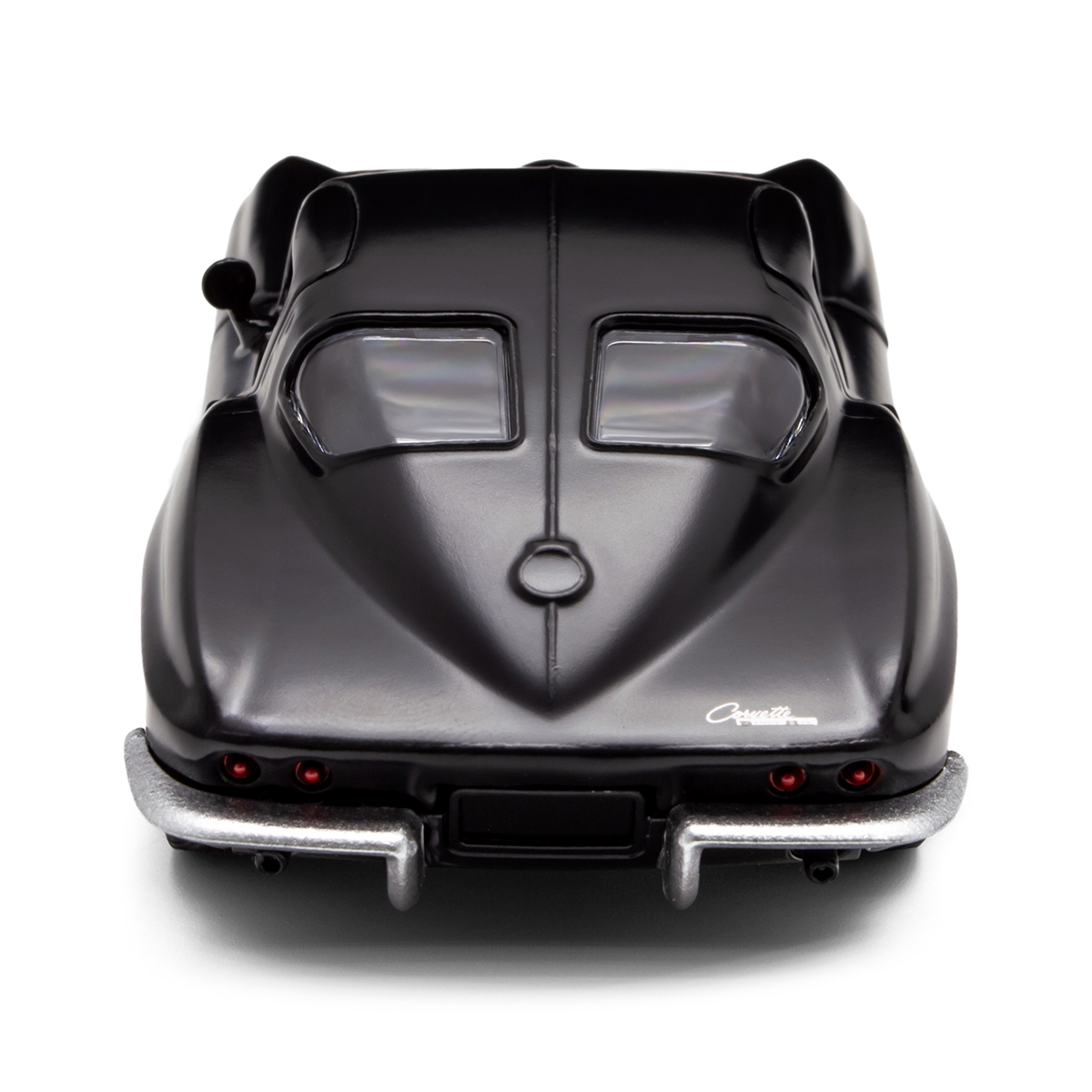 Автомодель Chevrolet Corvette Split Window 1963 металева 1:35 Матова чорна — превʼю 25