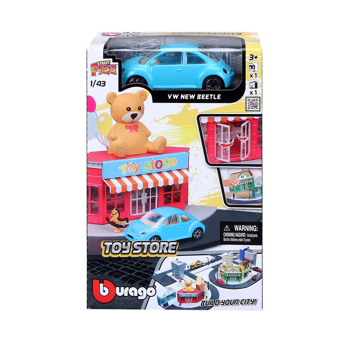 Ігровий набір Магазин іграшок Bburago City з машинкою Volkswagen 1:43 — превʼю 7