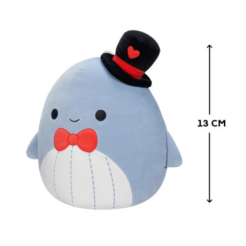 М'яка іграшка Squishmallows Синій кит Самір 13 см Різнобарвна — превʼю 2