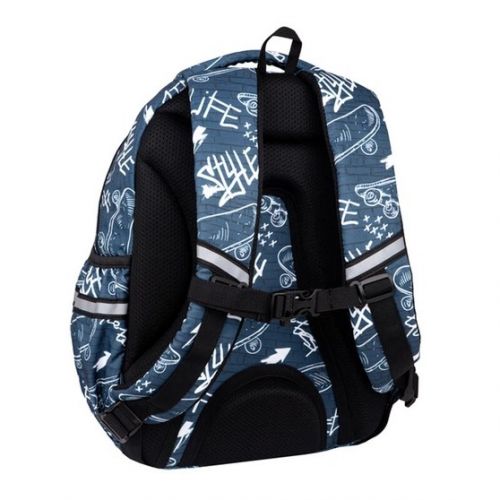 Рюкзак молодіжний CoolPack JERRY STREET LIFE 39x28x15 см Різнобарвний — превʼю 3