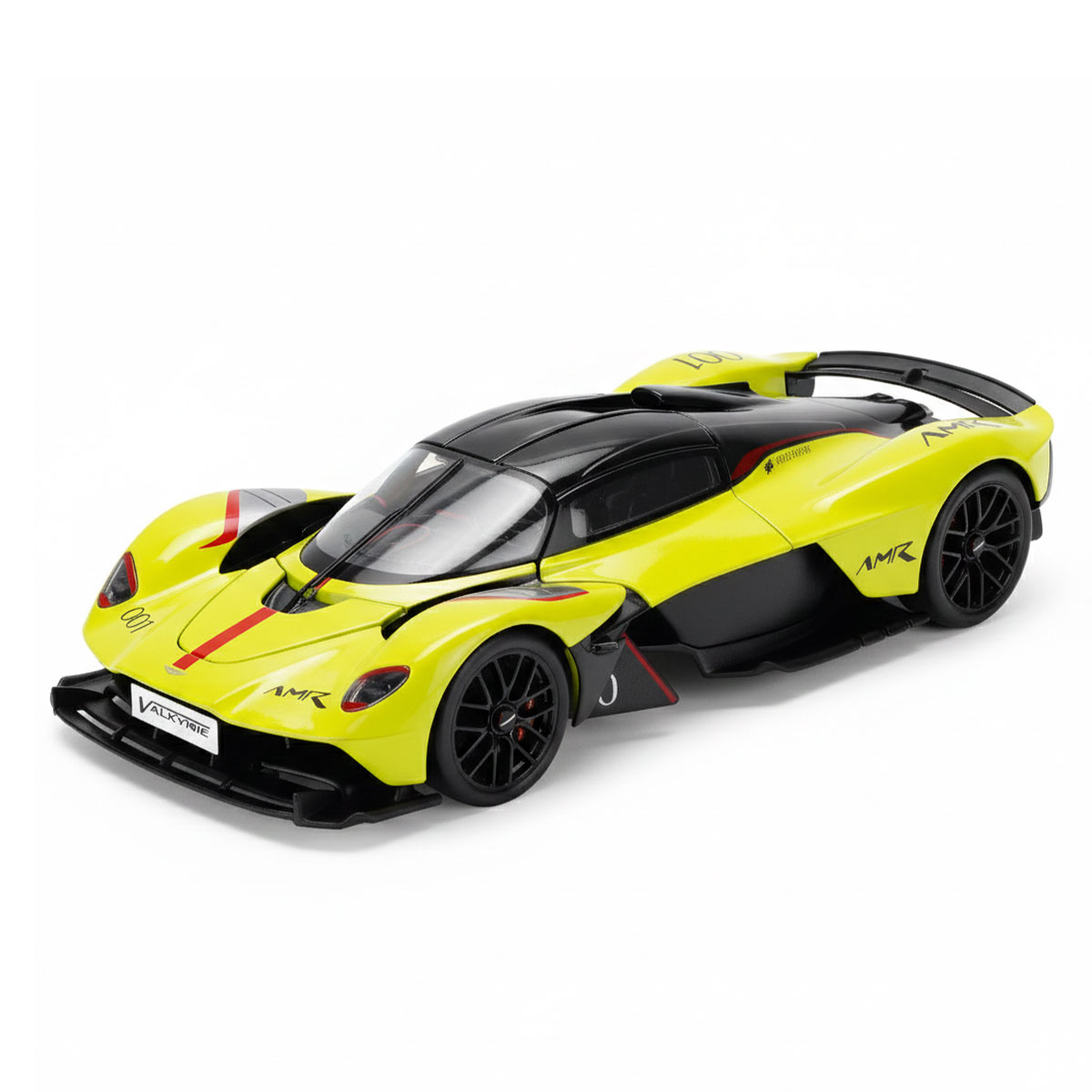 Автомодель Aston Martin Valkyrie Techno Drive 1:18 Жовта металева — превʼю 17