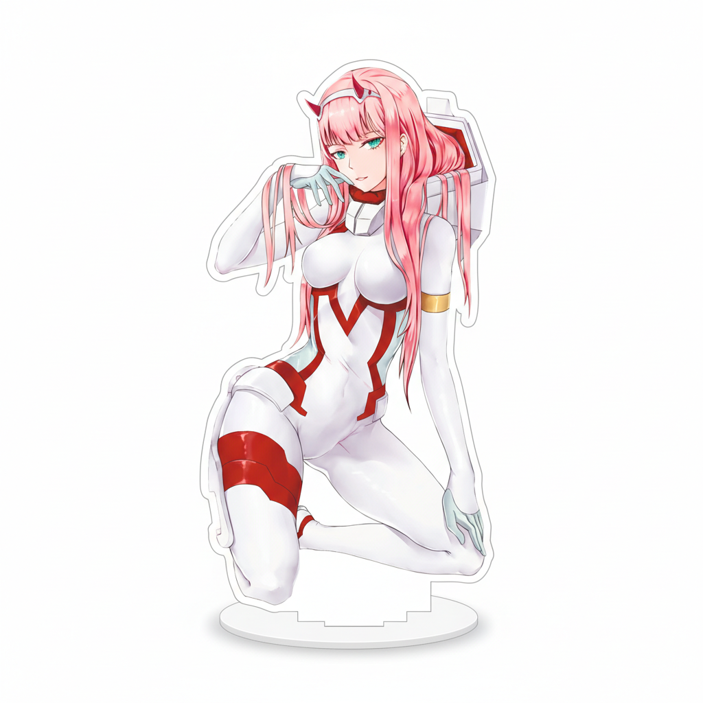 Акрилова фігурка 02 Zero Two Милий у Франксі Darling in the Franxx 150 x 50 мм — превʼю 3