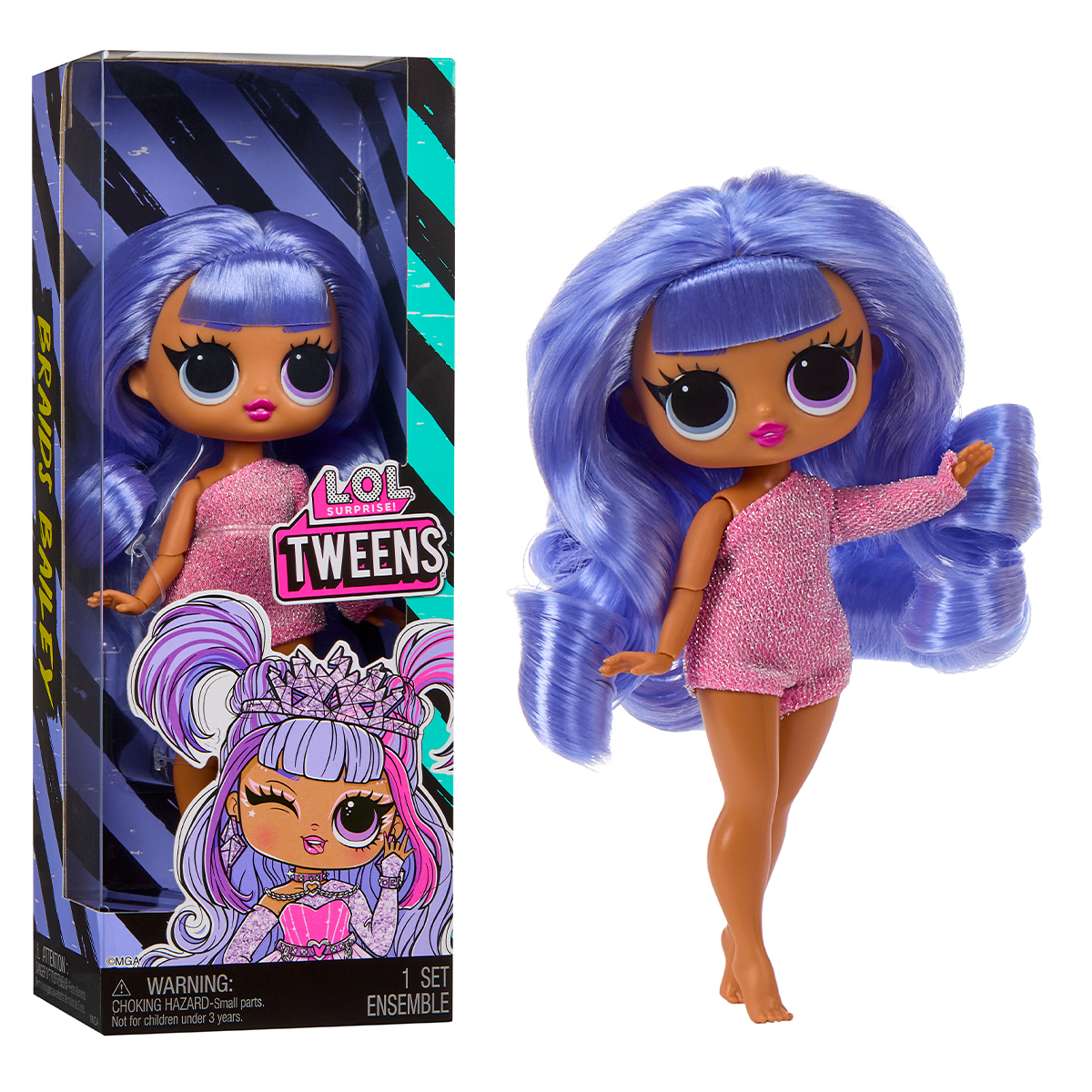 Лялька L.O.L. Surprise! серії Tweens Бейлі 15 см — превʼю 8