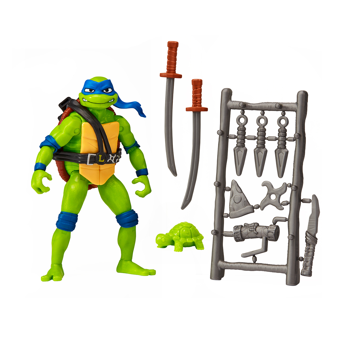 Ігрова фігурка TMNT Movie III Леонардо з аксесуарами — превʼю 9