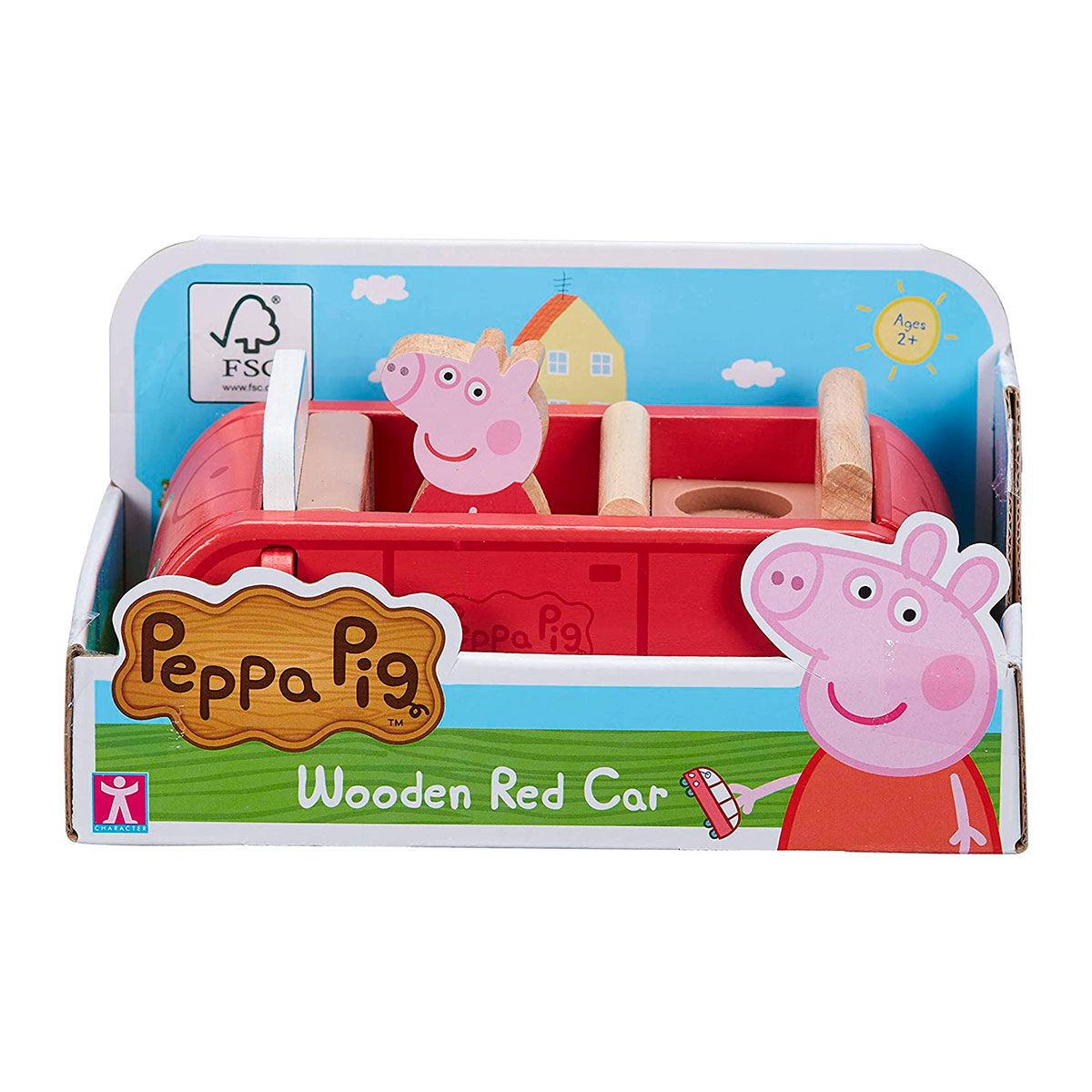 Дерев'яний ігровий набір Машина Пеппи Peppa Pig 15.3x9.7x7 см для малюків — превʼю 8
