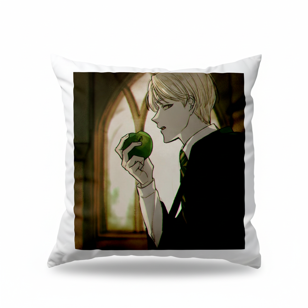 Подушка Драко Малфой Draco Malfoy Гаррі Поттер Harry Potter 35x35 см — превʼю 2
