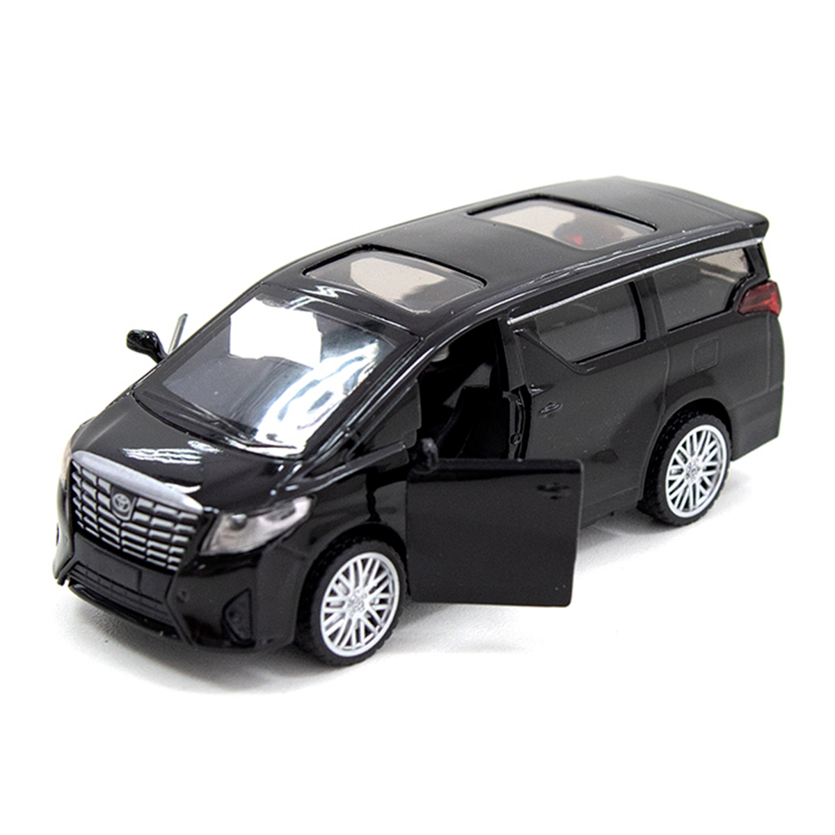 Автомодель Techno Drive Toyota Alphard металева Чорна — превʼю 23