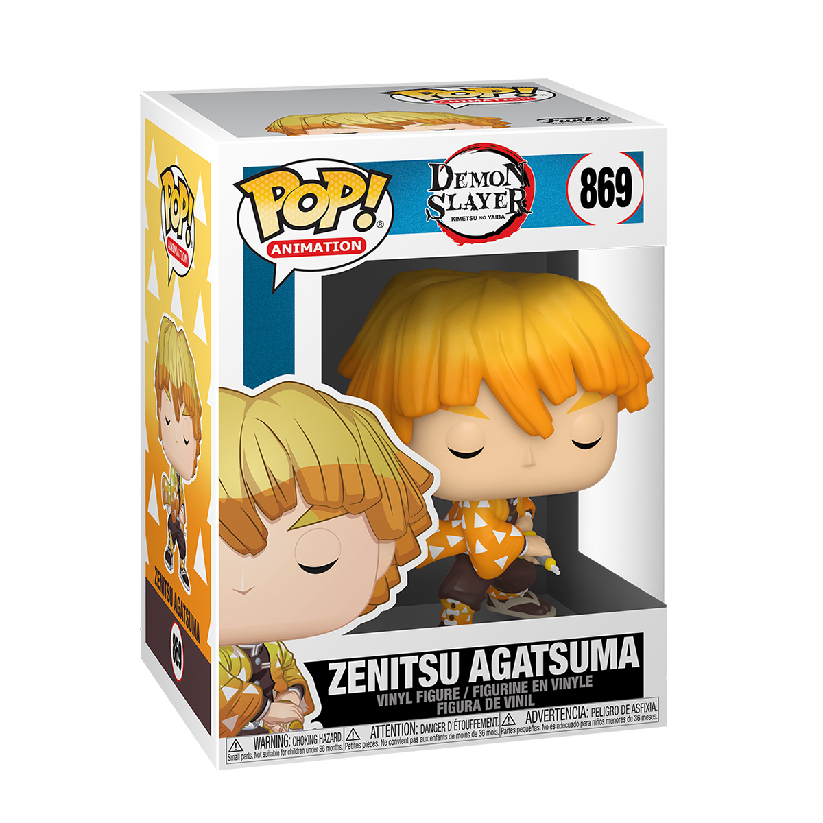 Ігрова колекційна фігурка Funko POP Demon Slayer - Zenitsu Agatsuma Зеніцу — превʼю 4