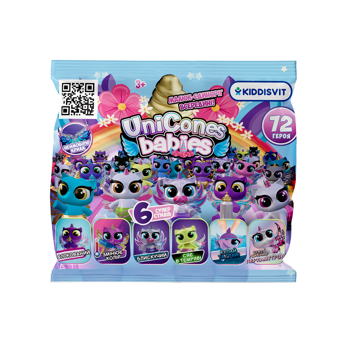 Фігурка-сюрприз Unicones Babies єдиноріг 72 шт — превʼю 5