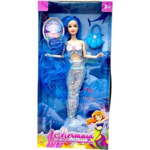Лялька русалка Mermaid 30 см Блакитна MIC — превʼю 1