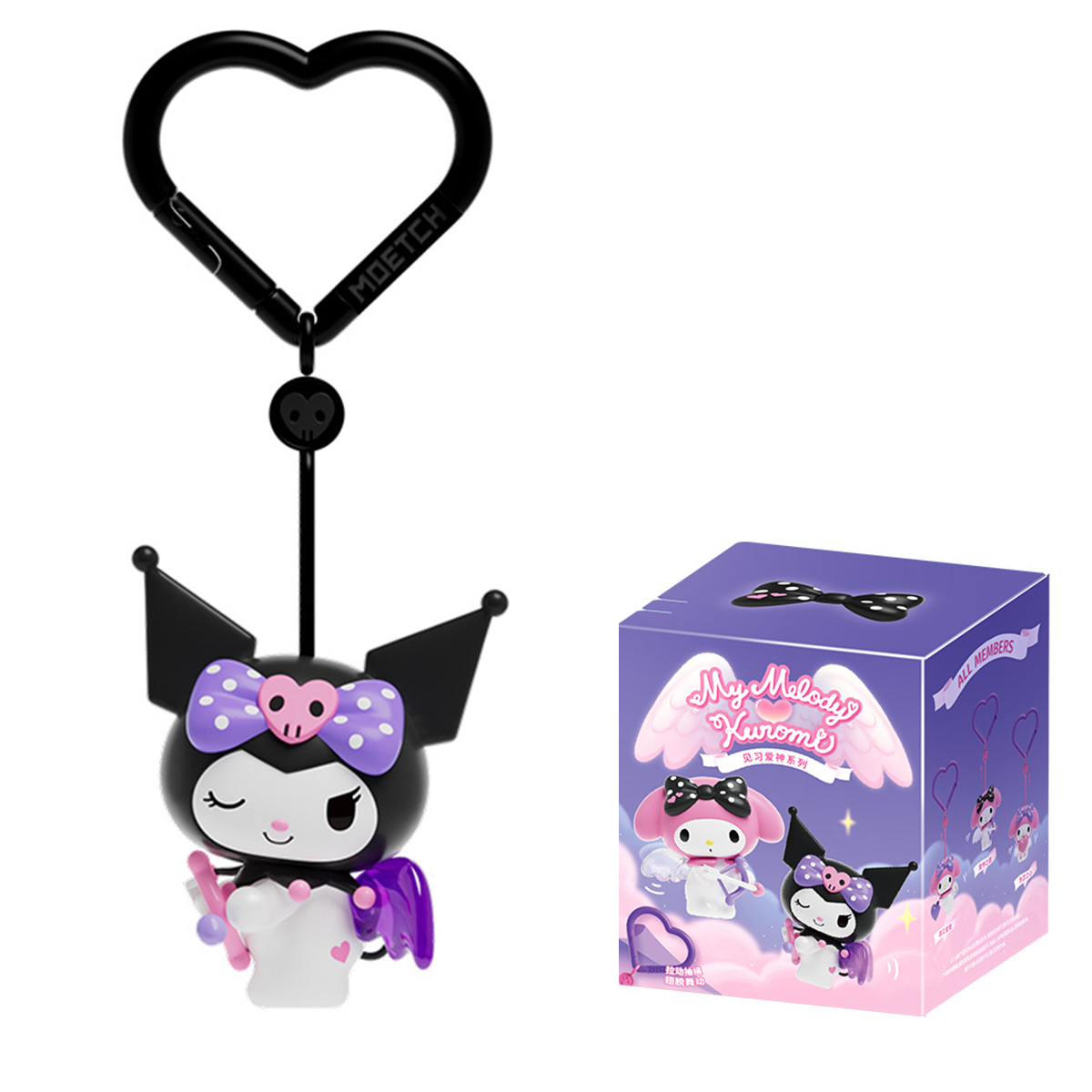 Механічна іграшка Sanrio Pop Top – Kuromi & My Melody – 8 см — превʼю 9