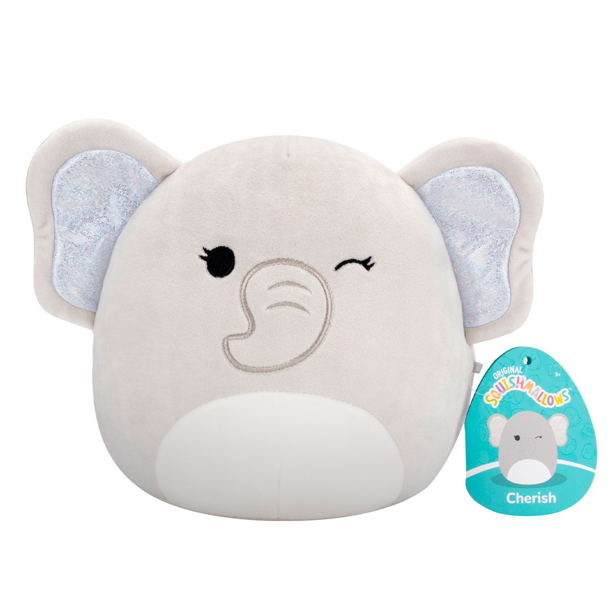 М'яка іграшка Squishmallows – Слон Черіш (Cherish) – 19 см — превʼю 14