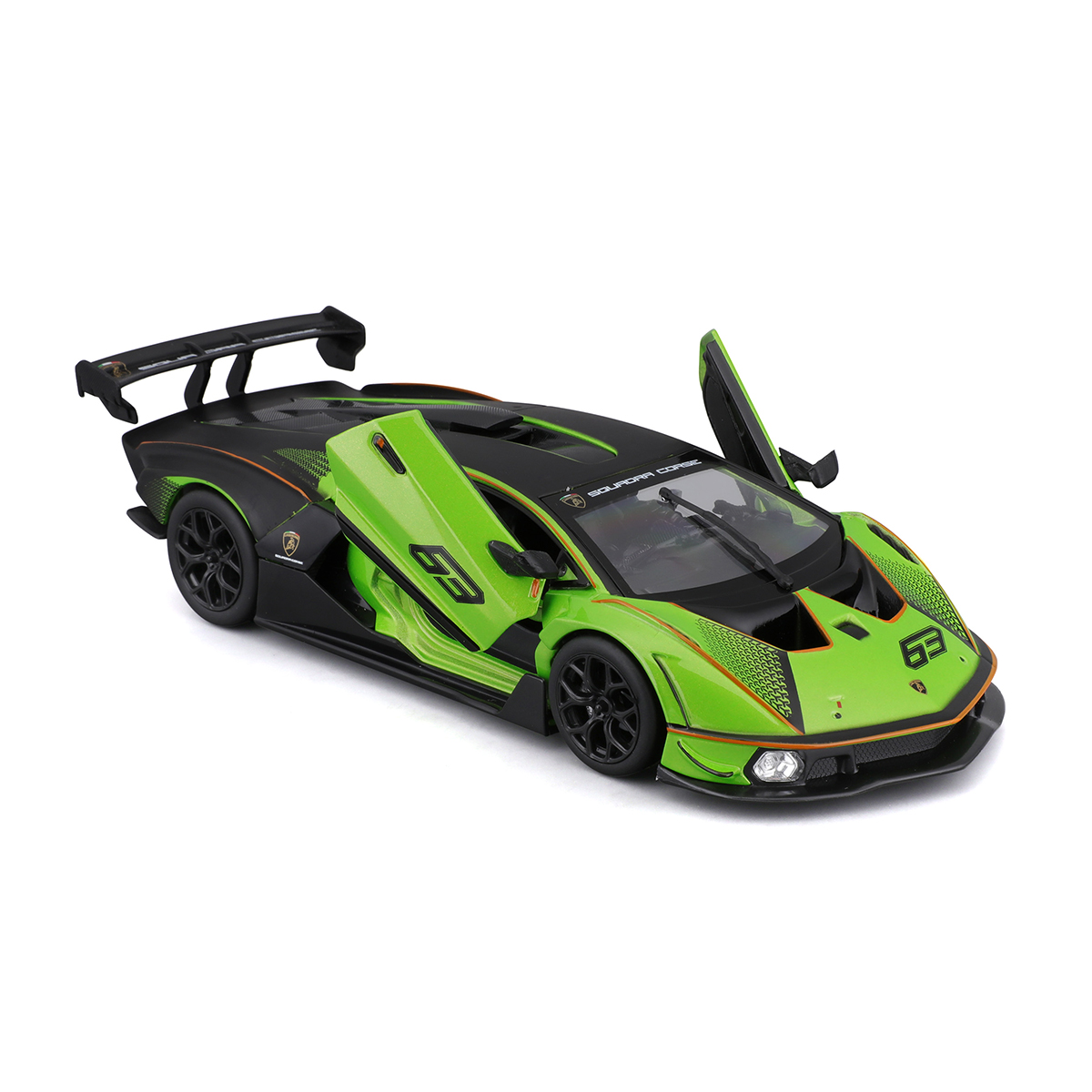 Колекційна автомодель Lamborghini Essenza SCV12 Bburago 1:24 Зелена — превʼю 18