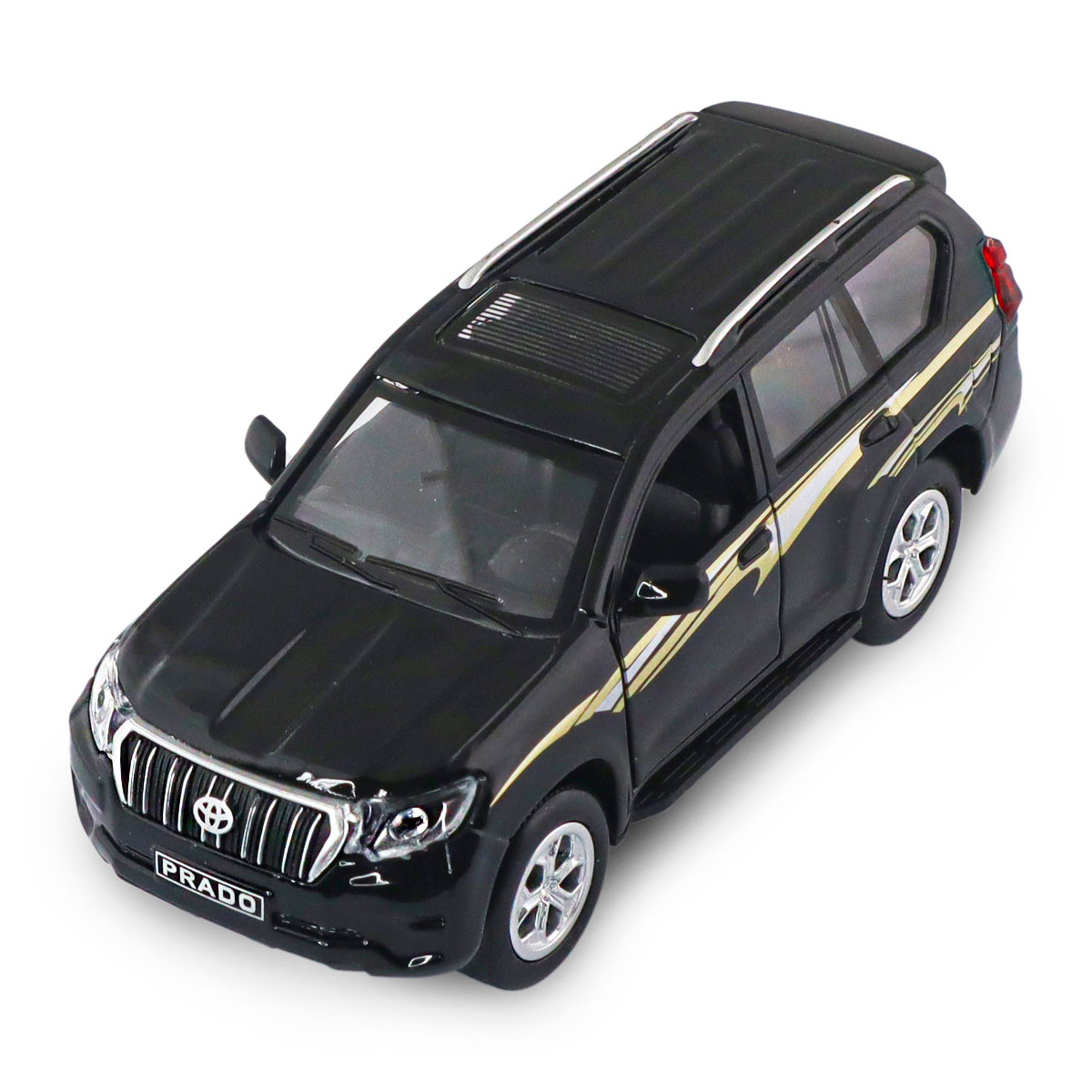 Автомодель Toyota Prado Techno Drive 1:40 металева Чорна — превʼю 16