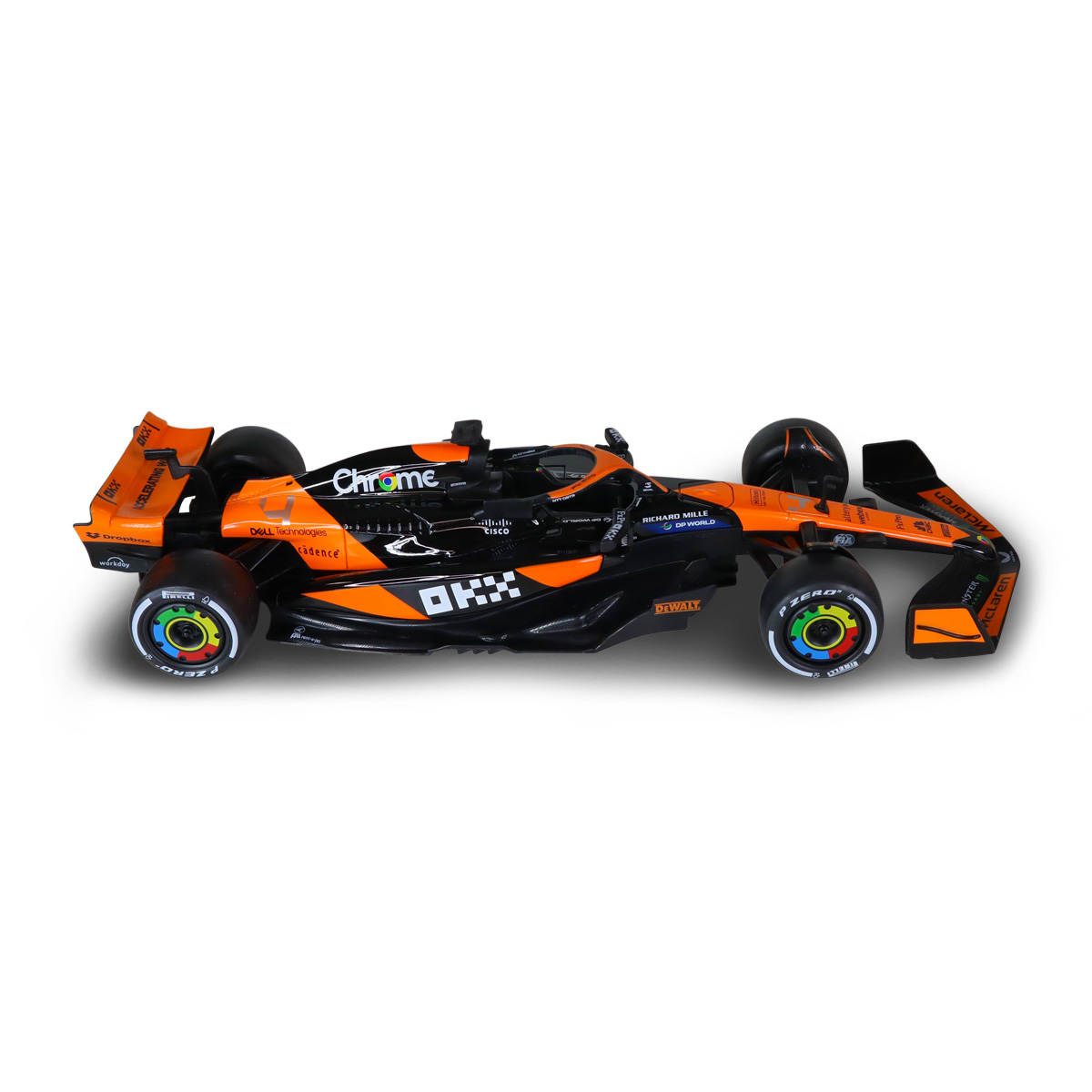 Колекційна автомодель McLaren F1 2024 Techno Drive 1:18 металева Помаранчева — превʼю 29