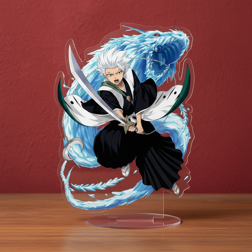 Акрилова фігурка Хіцуґая Тосіро Hitsugaya Toshiro Бліч Bleach 150 x 50 мм — превʼю 4