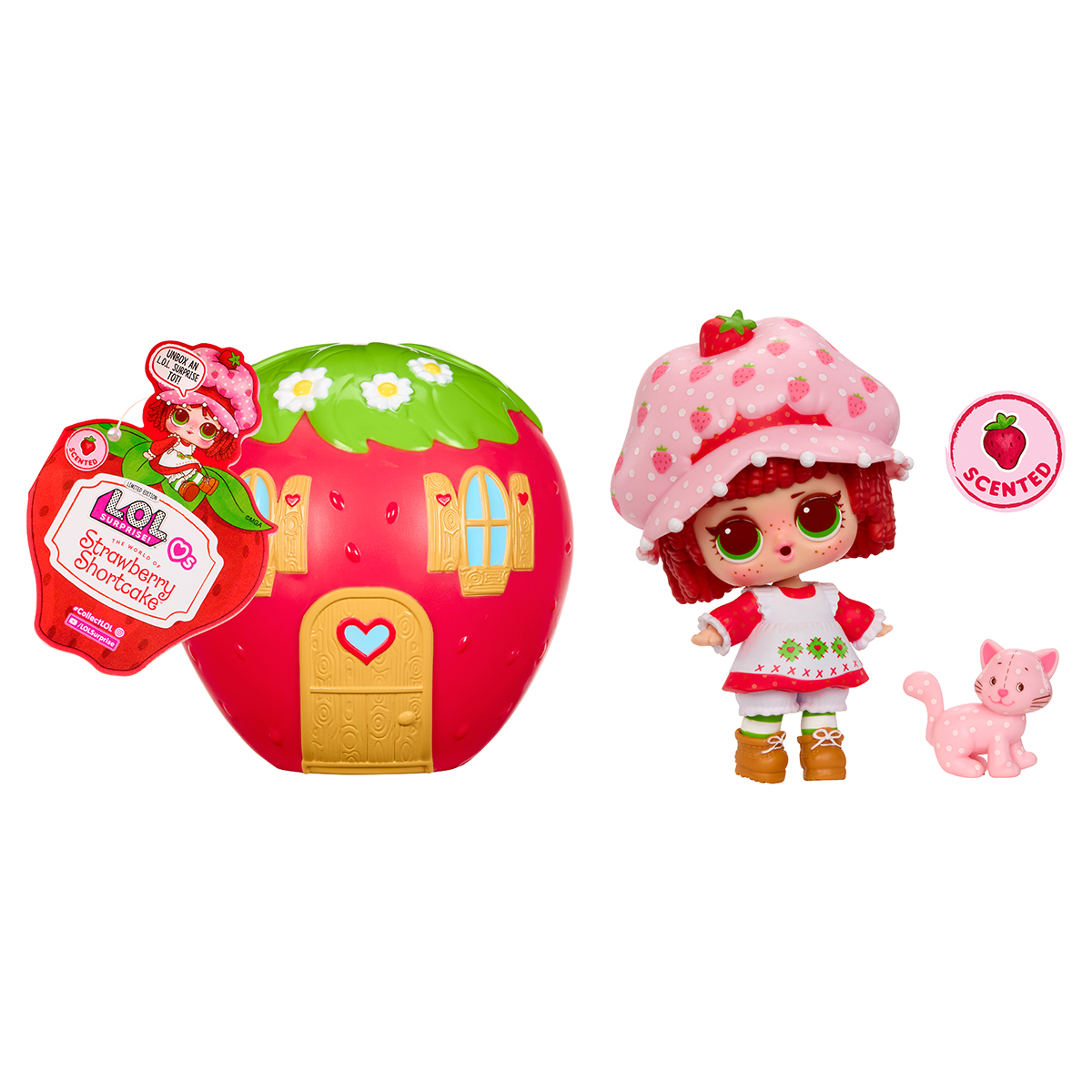 Ігровий набір L.O.L. Surprise! Loves Strawberry Shortcake з лялькою та улюбленцем — превʼю 8