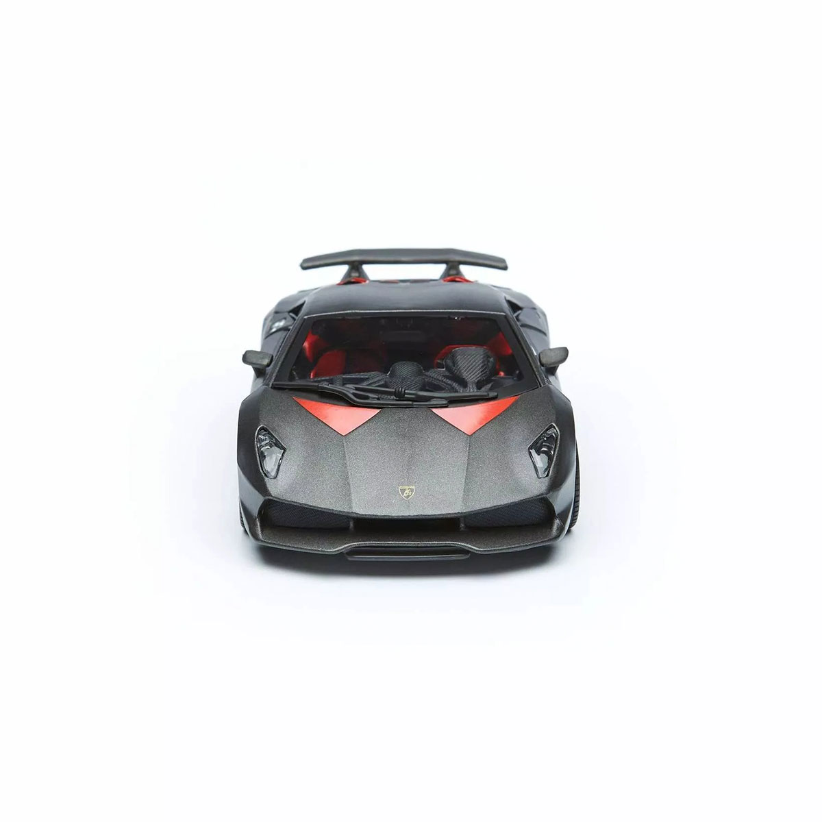 Автомодель Bburago Lamborghini Sesto Elemento 1:24 сірий металік — превʼю 20