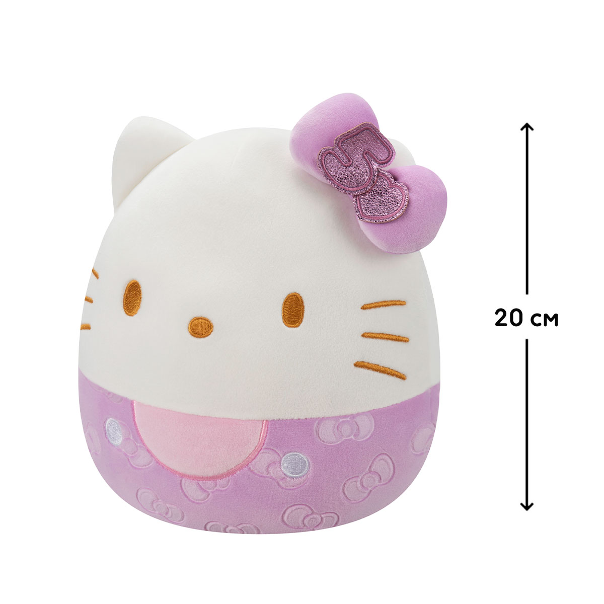 М'яка іграшка Squishmallows – Hello Kitty (Хелоу Кітті) – 20 cm — превʼю 9