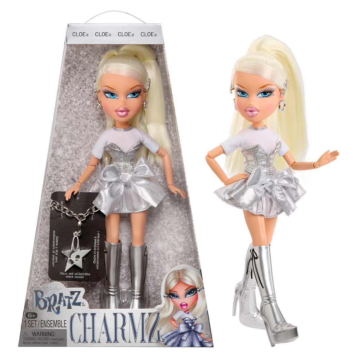 Ігровий набір з лялькою Charmz Хлоя Bratz 25-річчя 25 см Світло-бежевий — превʼю 11